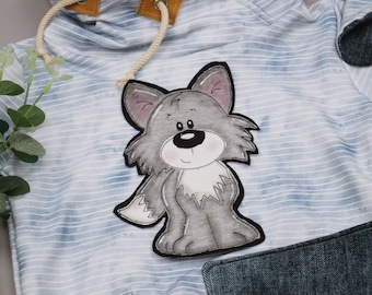 Archivo de bordado de lobo