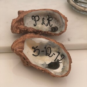 Custom Name Oyster Shell, Oyster Shell With Name - Etsy