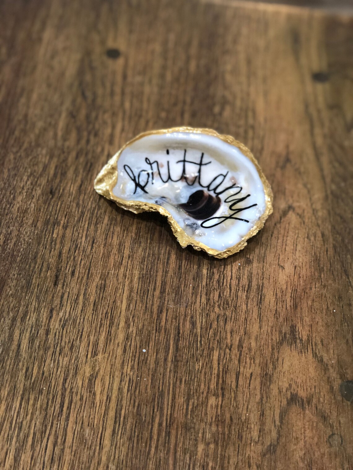 Custom Name Oyster Shell, Oyster Shell With Name Etsy