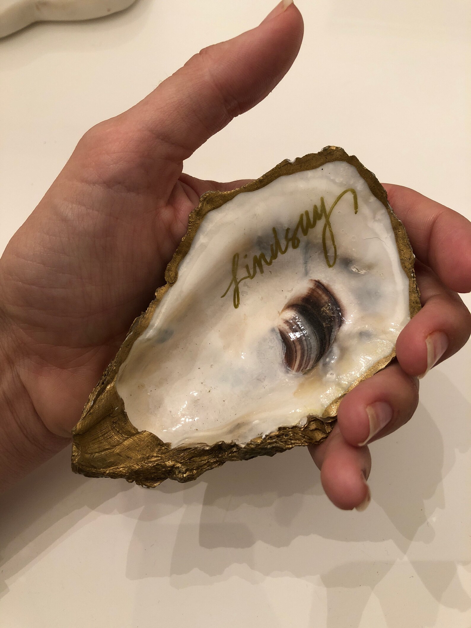 Custom Name Oyster Shell, Oyster Shell With Name Etsy