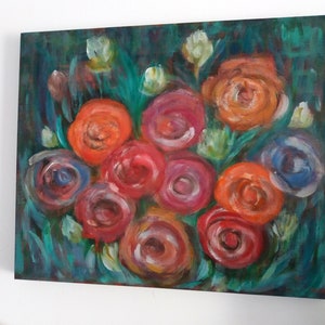 Acrylic paintings on canvas, abstract picture, decorative gift, wall decoration