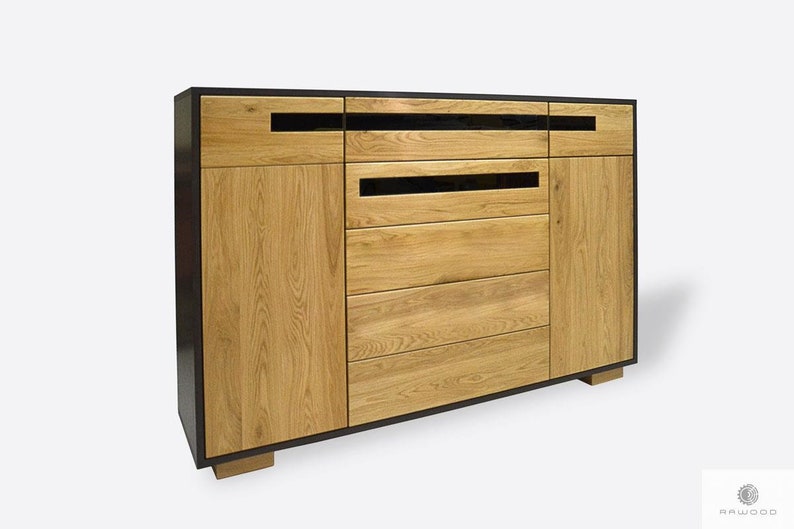 Solid Wood Dresser Chest of Drawers Sideboard Wooden Dresser Etsy