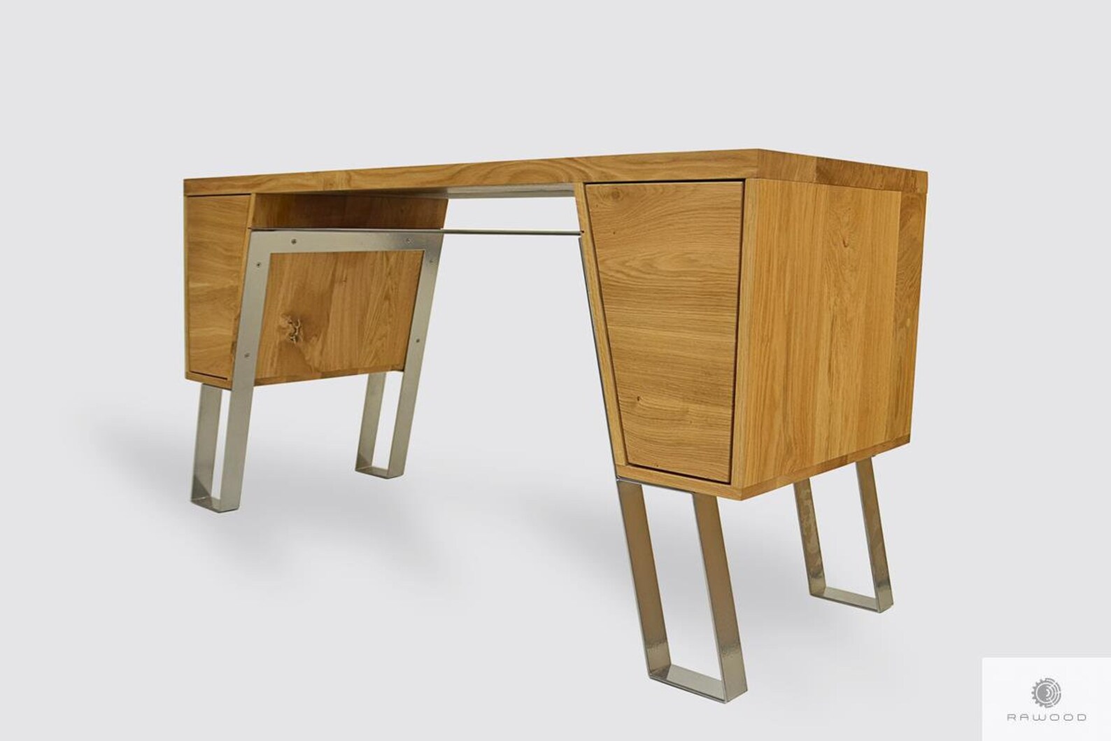 Modern Oak Desk Wooden Desk Solid Wood Home Office Desk Custom | Etsy