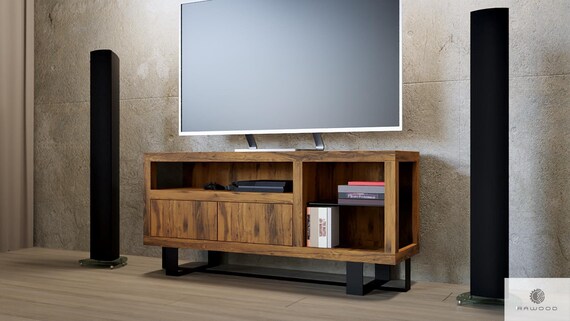 Cabinet Under Tv Cabinet Tv Stand Console Tv Table Handmade Etsy