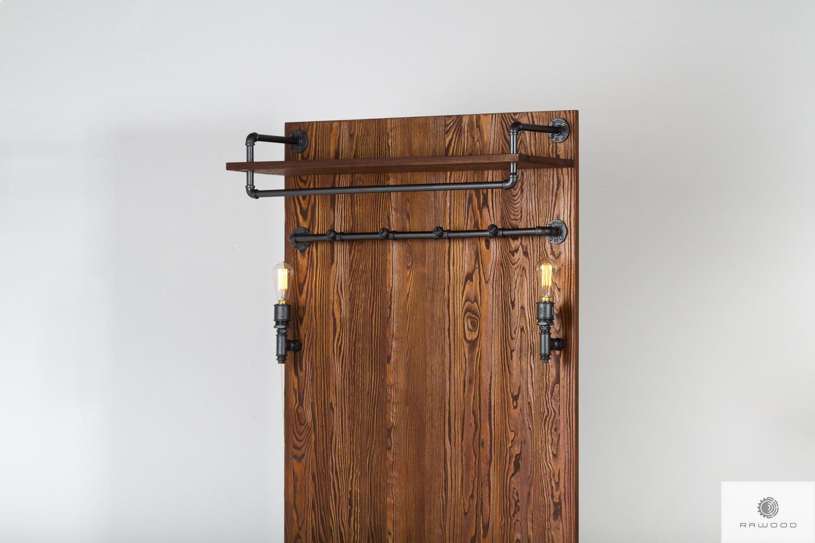 Pared colgante rack madera abrigo colgado hecho a mano | Etsy