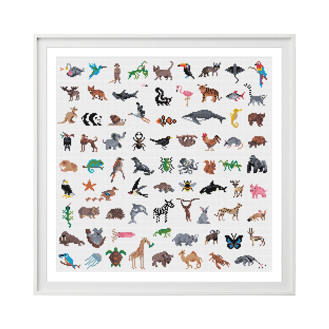 animal-cross-stitch-pattern-digital-download-pdf-modern-cross-stitch-charts-by-tiny-cross-stitch-co-etsy