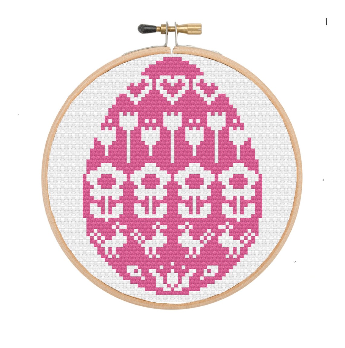 Easter Cross Stitch Pattern digital Format PDF Cross Etsy UK