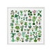 Plant Cross Stitch Pattern (Digital Download - PDF) - Modern Plant Cross Stitch Charts by Tiny Cross Stitch Co 