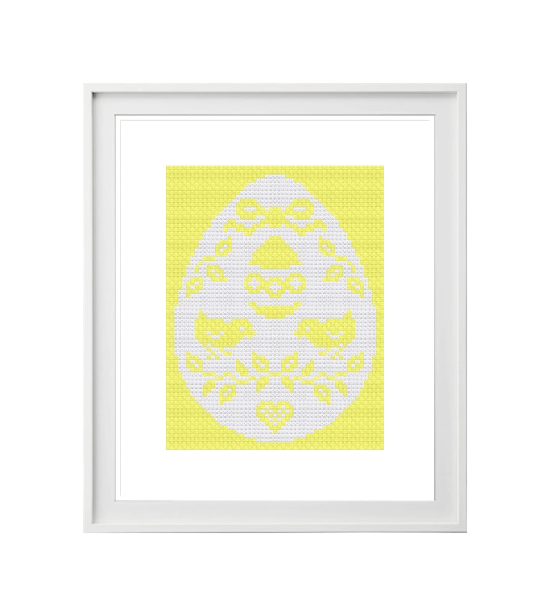 Easter Cross Stitch Pattern digital Format PDF Cross - Etsy