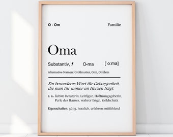 Kunstdruck OMA Definition