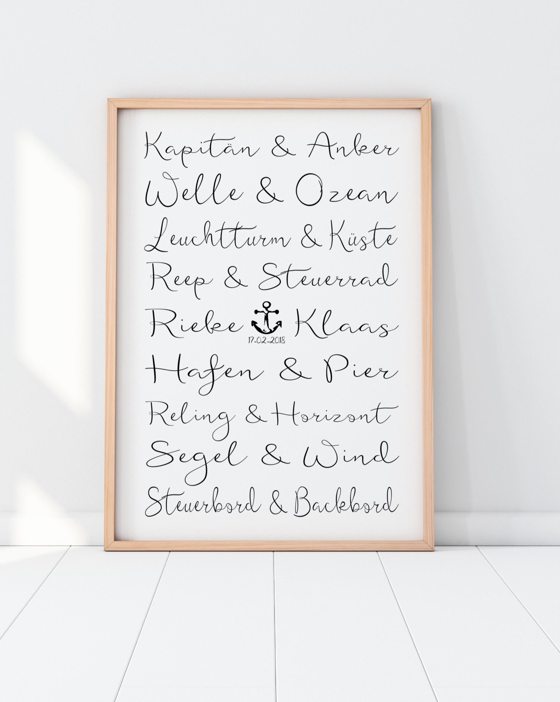 Kunstdruck PAARE Schifffahrt MARITIM Etsy.de