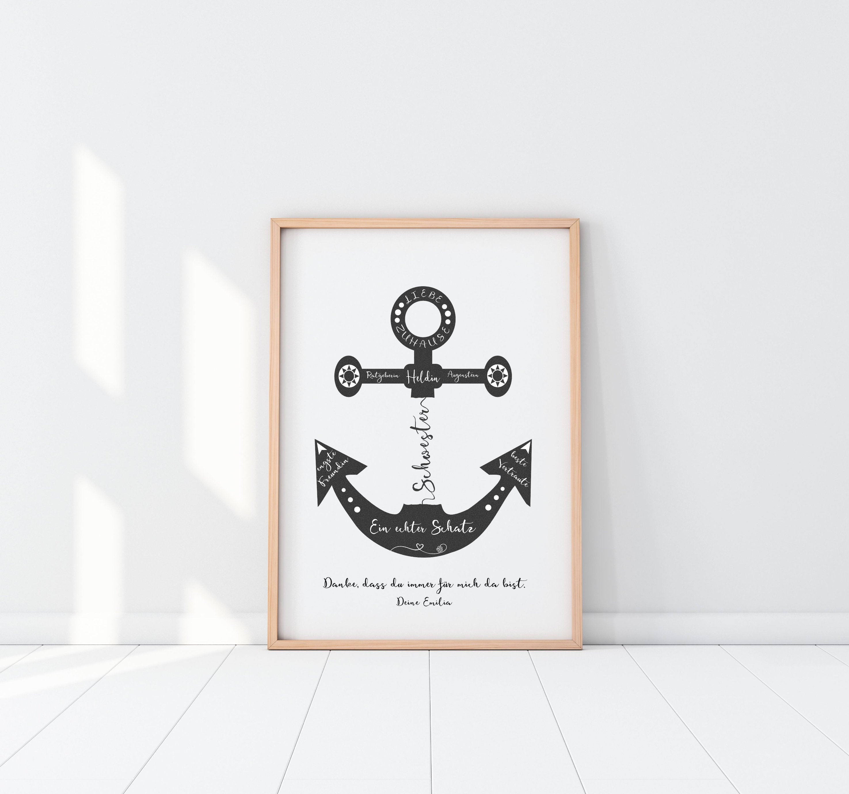 Kunstprint ANKER ZUS Etsy Nederland