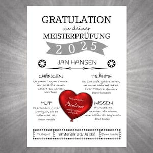 Imprimer FÉLICITATIONS Blanc, certificat de fin d'études, Abitur, Bachelor, Master, examen final, Realschulabschluss, examen de maîtrise, remise des diplômes, Abi, hdl