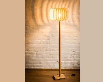 Lampadaire design moderne lampadaire bois chêne hêtre bois chêne hêtre