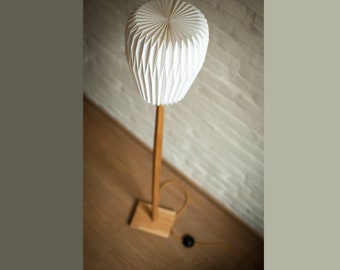 modern Design Floor Lamp standard lamp origami paper warm light textile cable