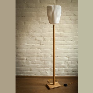 Lampada da terra design moderno lampada da terra lampada a stelo origami carta carta luce calda