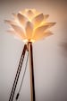 Tripod Floor Lamp Tripod Retro 60- 70s Design flower 