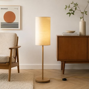 modern Design Floor Lamp standard lamp origami paper warm light textile cable