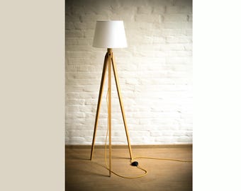 Tripod Stehlampe Dreibein Retro 60- 70iger Zylinder cylinder Design Floor Lamp standard lamp
