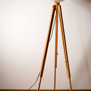 Tripod Floor Lamp Tripod Retro 60 70s Design flower image 4