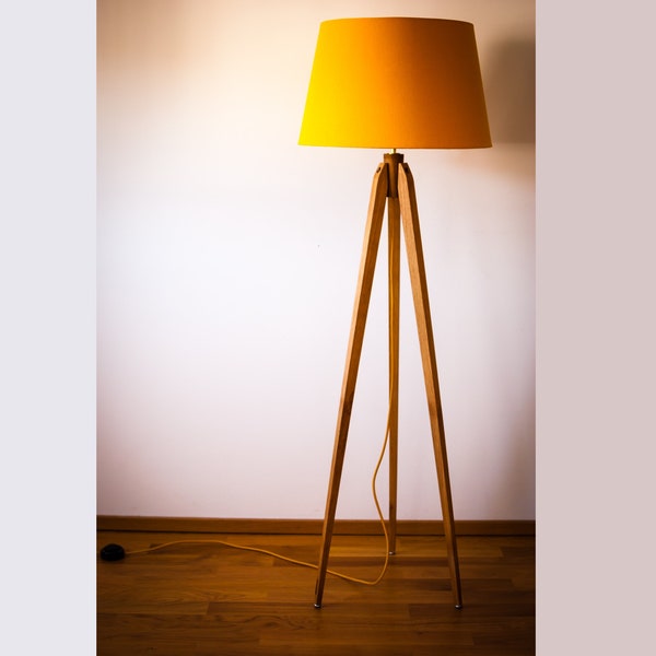 Tripod Stehlampe Dreibein Retro 60- 70iger Zylinder cylinder Design Floor Lamp standard lamp