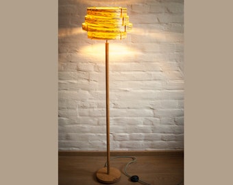 Floor lamp oak beech design modern retro veneer veneer wood oak beech Floor Lamp standard lamp