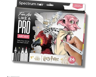 Creative Set Illustration Pro Fan Art - Harry Potter magical companions