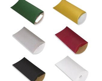 Boîte à oreillers C6, différentes couleurs 162 x 114 + 30 mm, carton nervuré