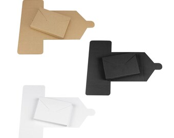 Scatola pieghevole "Mailer C6", 162 x 114 x 20 mm, marrone, nero, bianco, cartone - confezione da 10