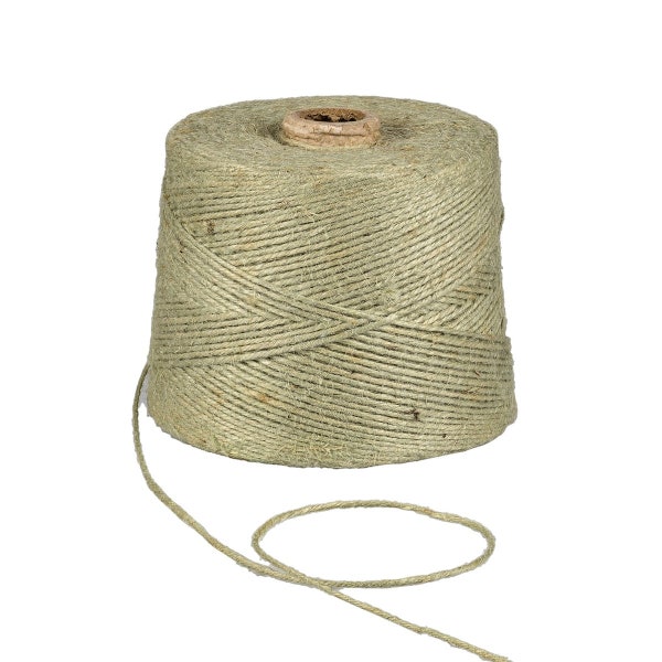 Jutegarn, Salbei, 1 kg, ca. 500 m Juteschnur, 100% Jute auf Pappspule (0,04 EUR/m)