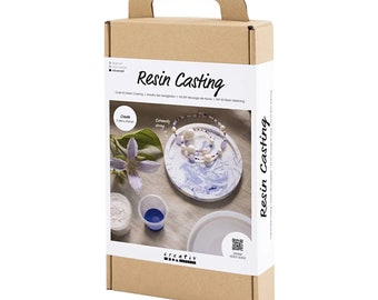 Creative resin casting set - Round tray