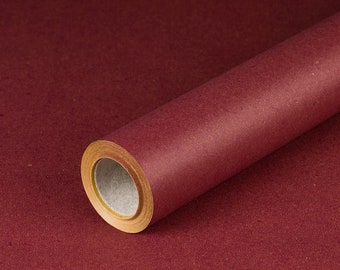 1,32 EUR/metro papel de regalo rojo oscuro, liso, liso, 0,70 x 10 m