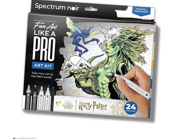 Kreativ Set Illustration Pro Fan Art - Harry Potter magische Kreaturen