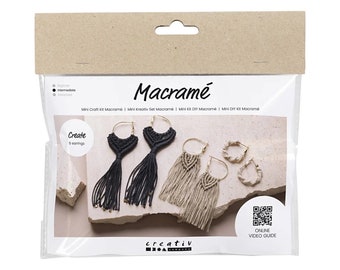 Mini creative set macramé - earrings