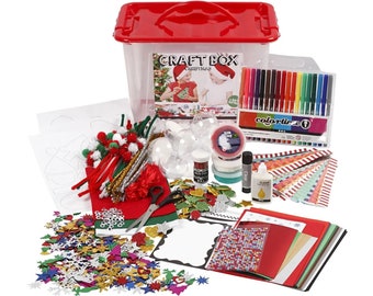 Coffret hobby avec matériaux créatifs - Noël Couleurs assorties