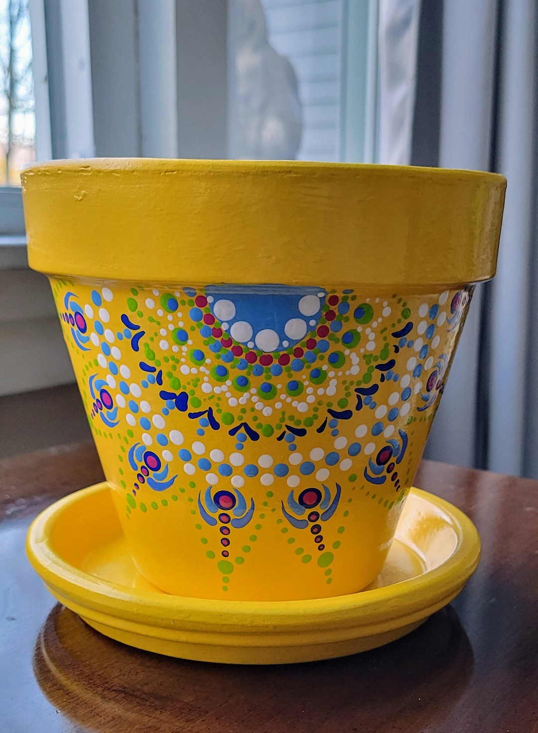 Hand Painted Flower Pots Etsy Il 1080xN.4783039551 N0i1