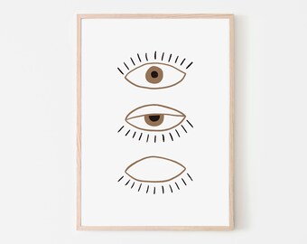 Eyes Printable Wall Art Instant Download Poster - Etsy