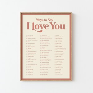 I love you, DIGITAL DOWNLOAD, Quote print, Aesthetic quotes, Groovy decor, 70s art print, 70s room decor, Typographic Wall Art
