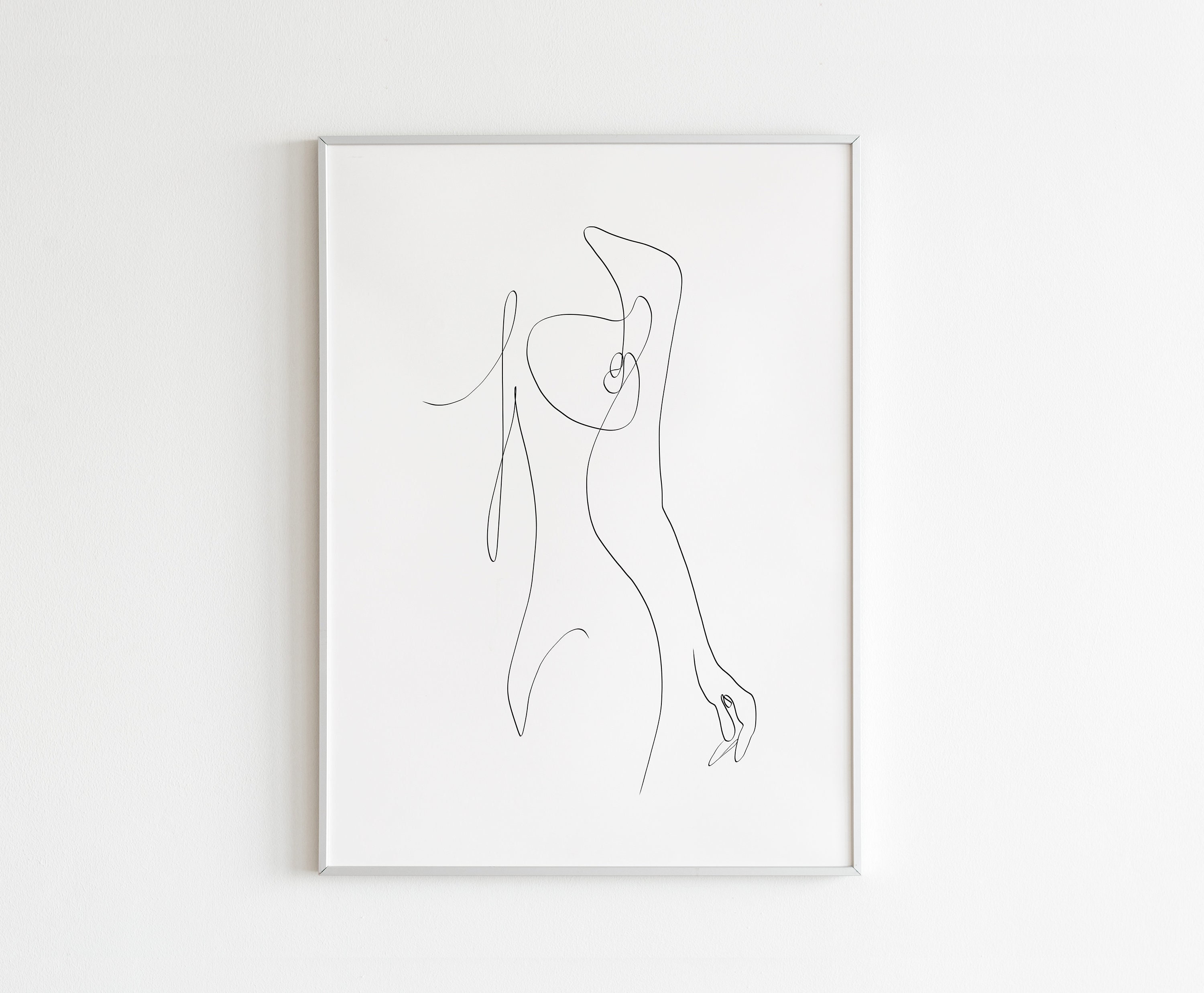 Woman Body Line Art -  Israel