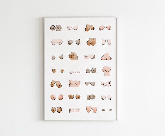 Boob Wall Art, DIGITAL PRINTS, Bathroom Wall Art, Boob Art Feminist Print,  Feminist Poster, Nude Art, Minimalist Wall Art, Feminist Gift -  Denmark