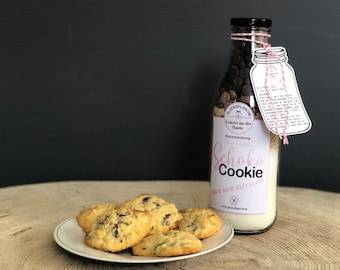 Leckere Schoko-Nuss Cookies -  Backmischung für leckere Schoko-Nuss Cookies