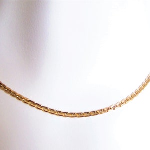 Massive 585 Goldkette mit Karabinerverschluss 2.6 mm, 38 cm Mädchen Kette 14k