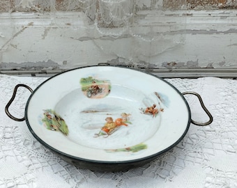 50s children's plate, warming plate