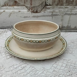 antique gravy boat, England