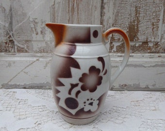 art deco cocoa jug