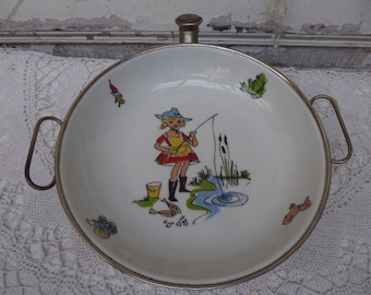Children's plate, warming plate