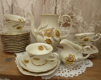 Hutschenreuther kaffeservis, 22 delar