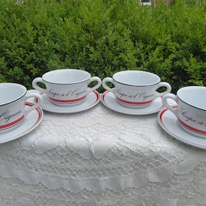 4 soup cups, Wächtersbach, France