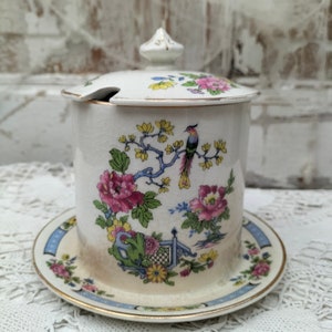 antique jam pot, jam jar
