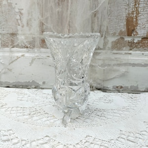 Lead crystal vase